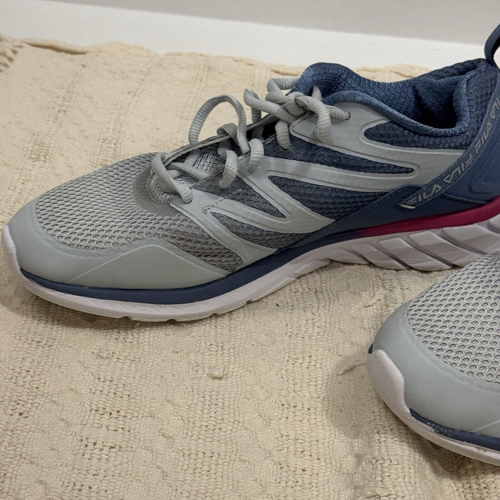 Fila Memory Women’s Blue Mesh Athletic Running Shoe Size 10 Walking Yoga Casual - Picture 11 of 16